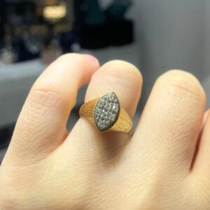 2.El Pırlanta 0,12 Karat Yüzük X007191