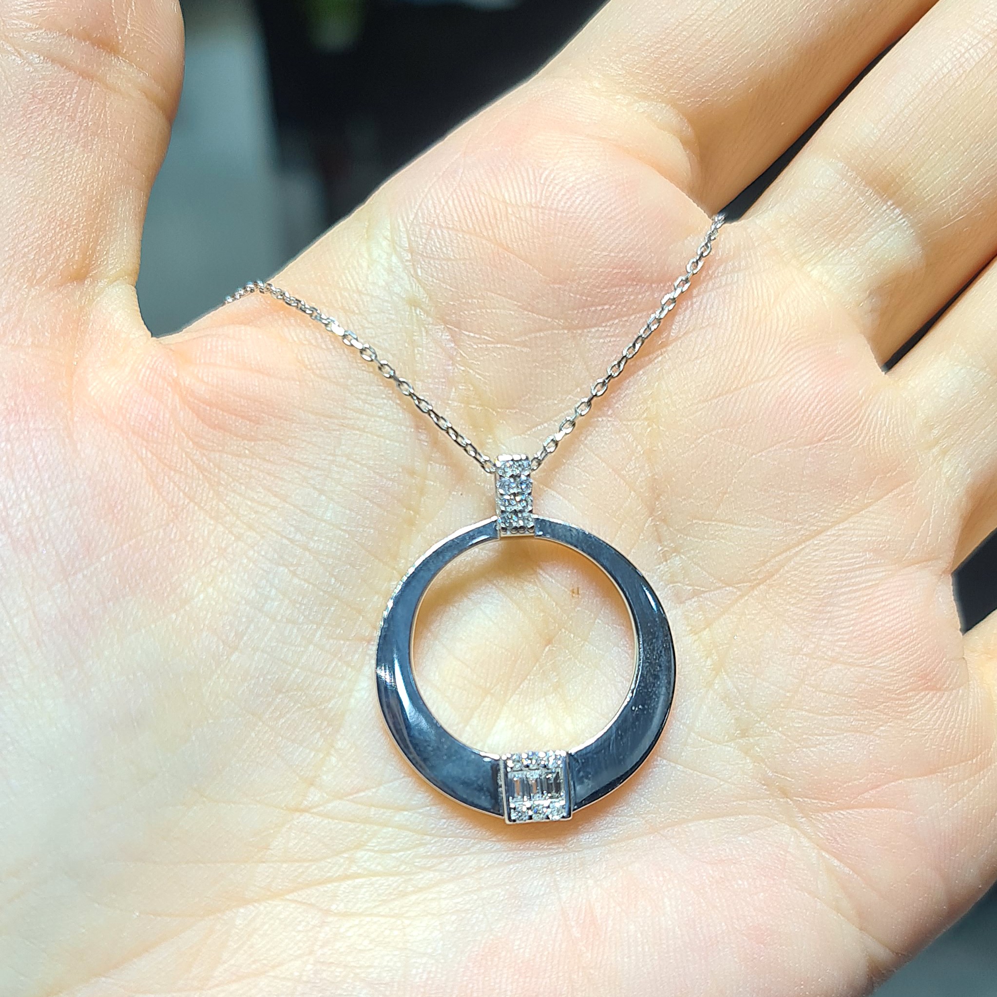 2.El Pırlanta 0,20 Karat Kolye X007064