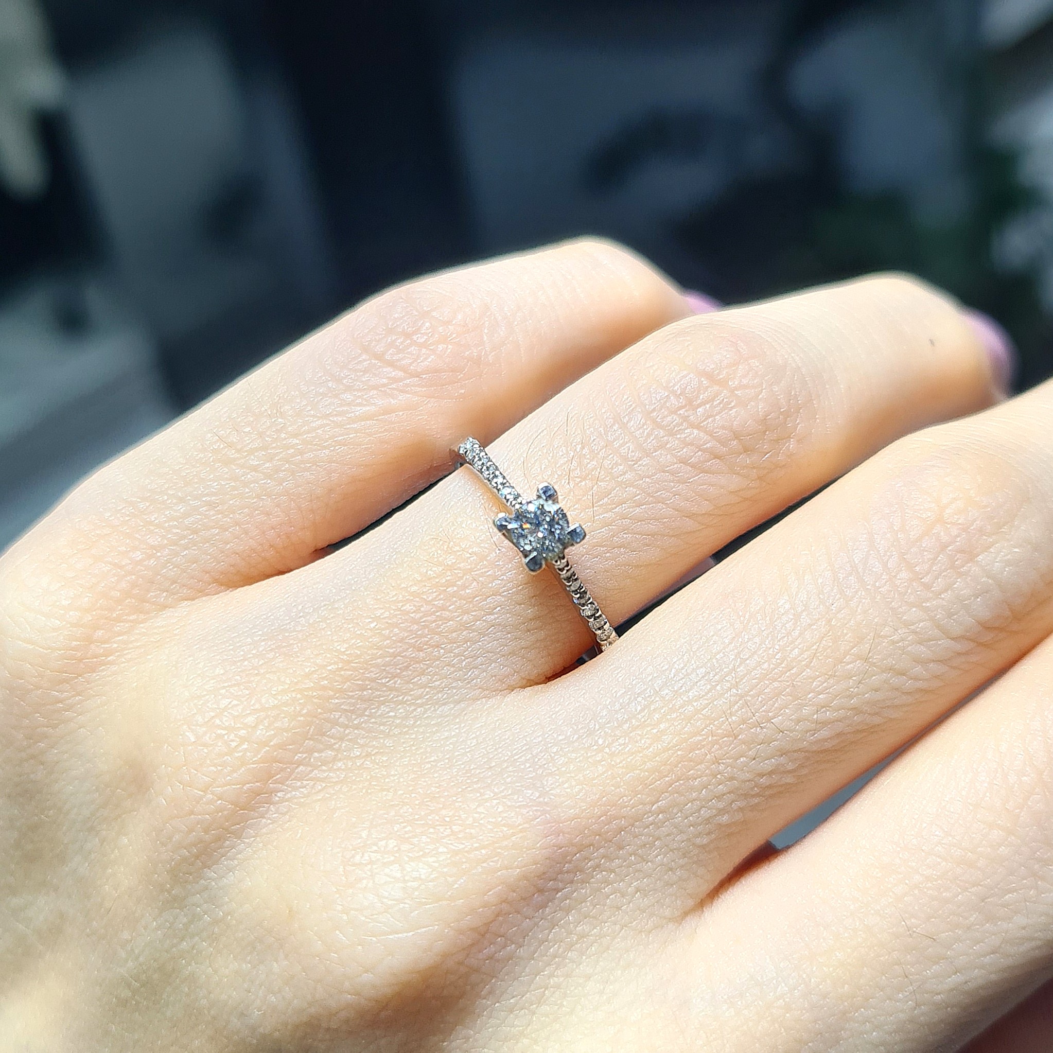 2.El Pırlanta 0,33 Karat Tektaş Yüzük X007049