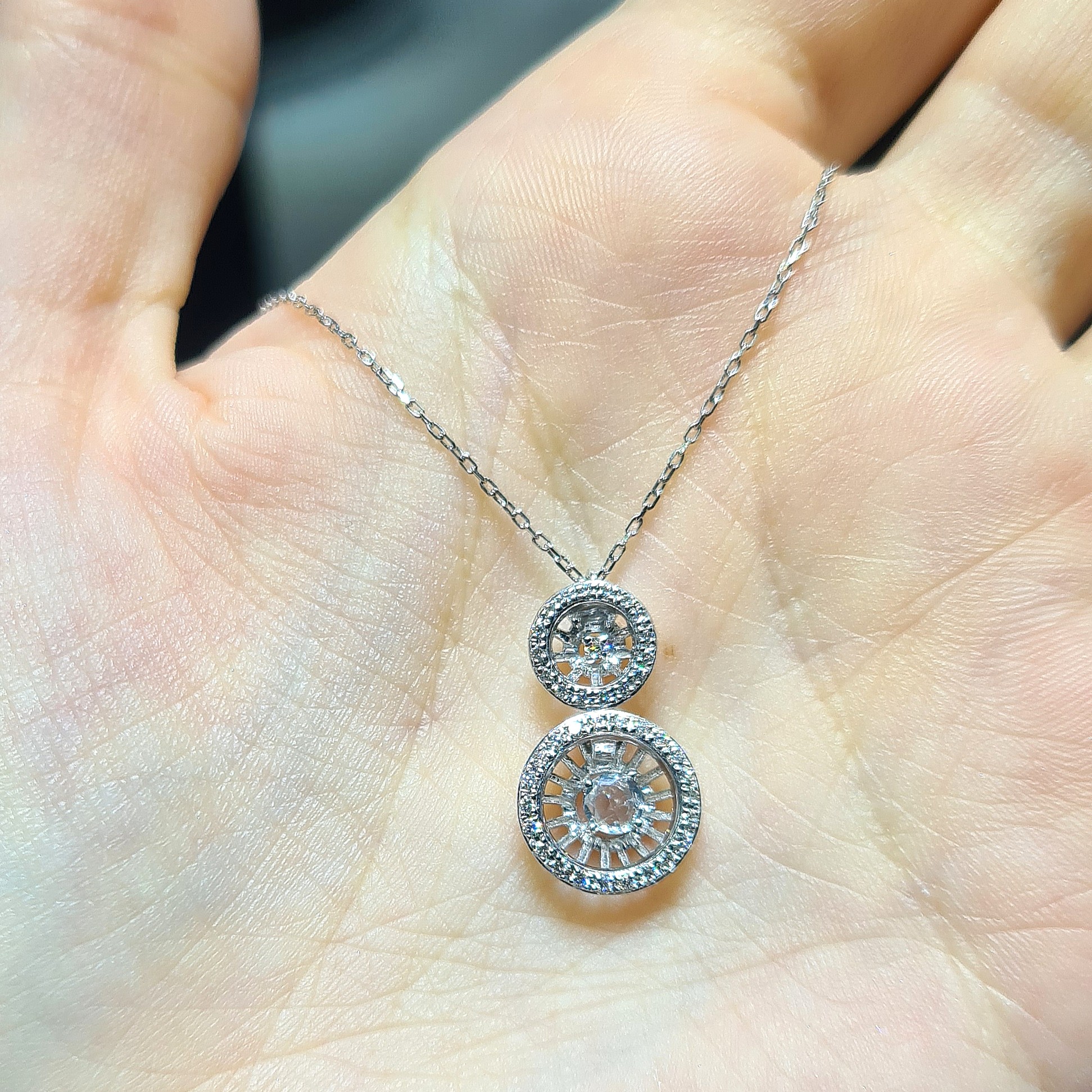 2.El Pırlanta 0,34 Karat Kolye X007071