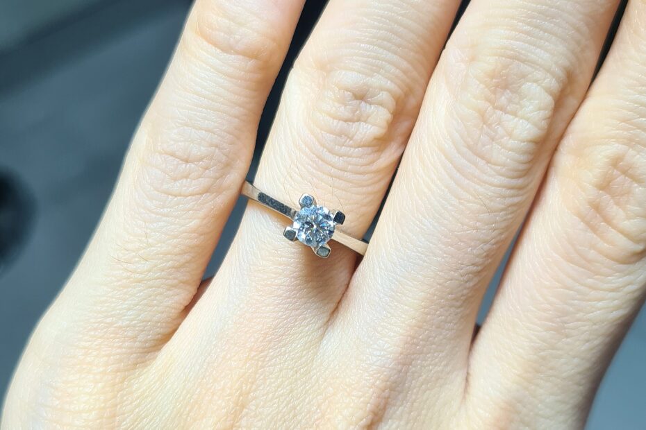 2.El Pırlanta 0,40 Karat Tektaş Yüzük X007147