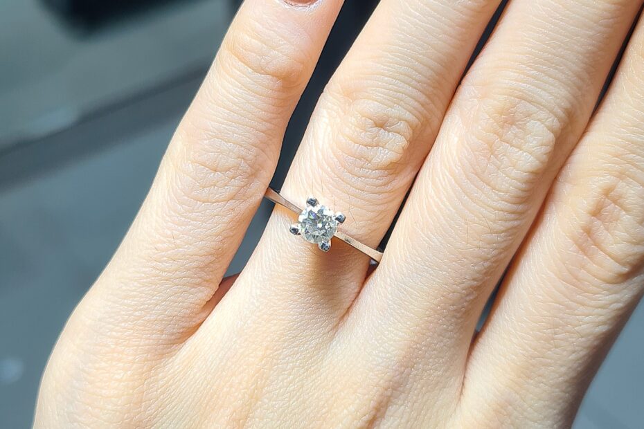 2.El Pırlanta 0,50 Karat GIA Seritifikalı Tektaş Yüzük X007103