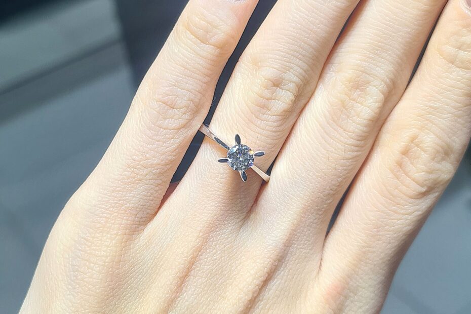 2.El Pırlanta 0,52 Karat HRD Sertifikalı Tektaş Yüzük X007123