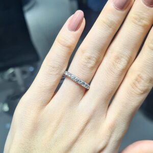 2.El Pırlanta 0,71 Karat Yarımtur Yüzük X007127