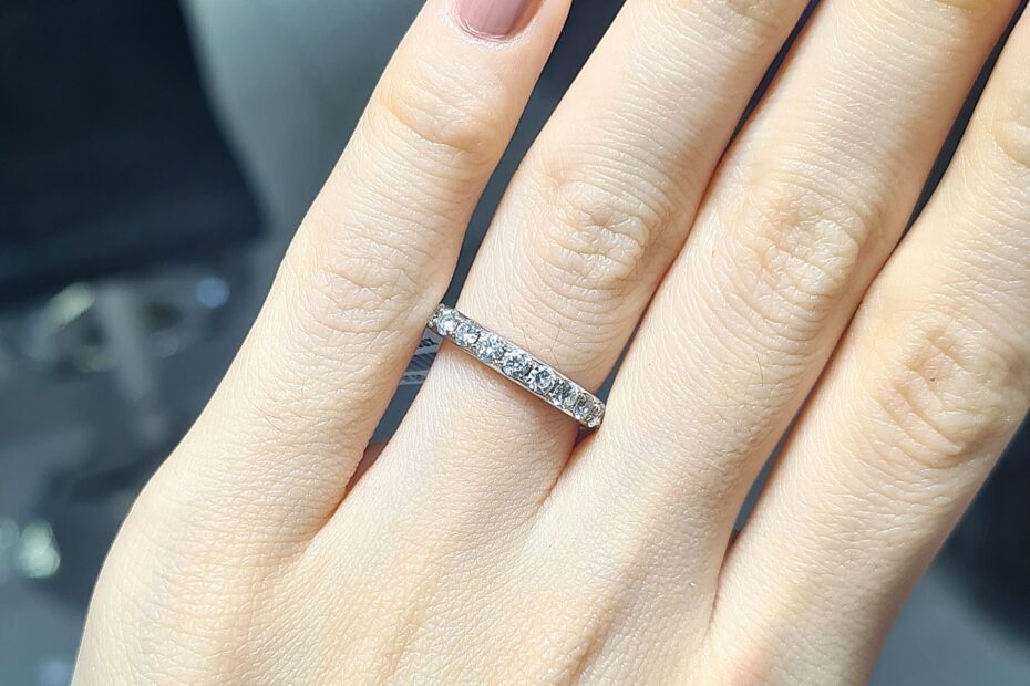 2.El Pırlanta 0,71 Karat Yarımtur Yüzük X007127