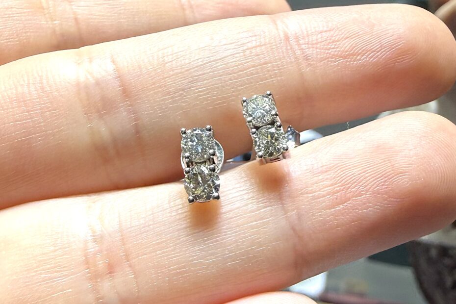 2.El Pırlanta 0,76 Karat Küpe X007199