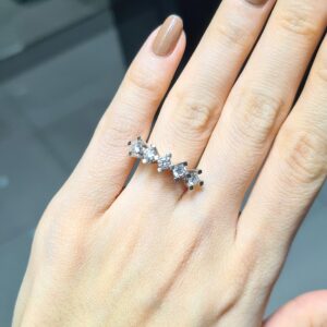 2.El Pırlanta 0,93 Karat Beştaş Yüzük X007117