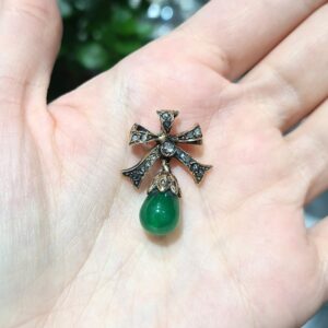 2.El Pırlanta 0,04 Karat Kolye Ucu (altın değil) X007390