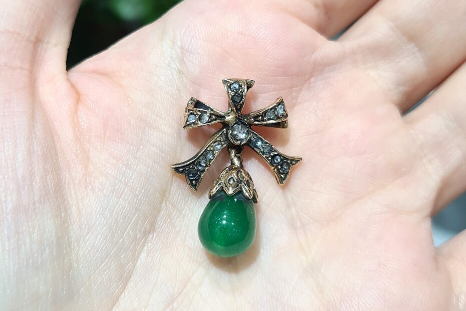 2.El Pırlanta 0,04 Karat Kolye Ucu (altın değil) X007390