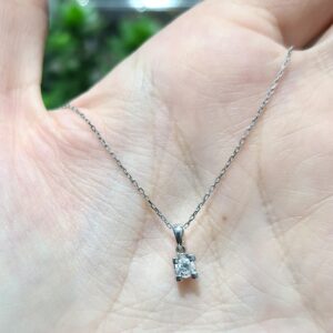 2.El Pırlanta 0,14 Karat Tektaş Kolye X006542