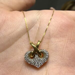 2.El Pırlanta 0,20 Karat Vintage Kolye X007224