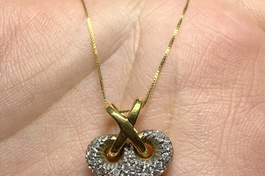 2.El Pırlanta 0,20 Karat Vintage Kolye X007224