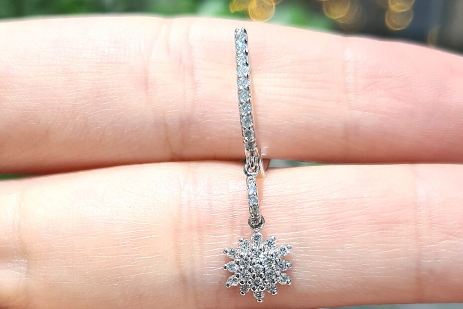 2.El Pırlanta 0,27 Karat Tek Küpe X007309