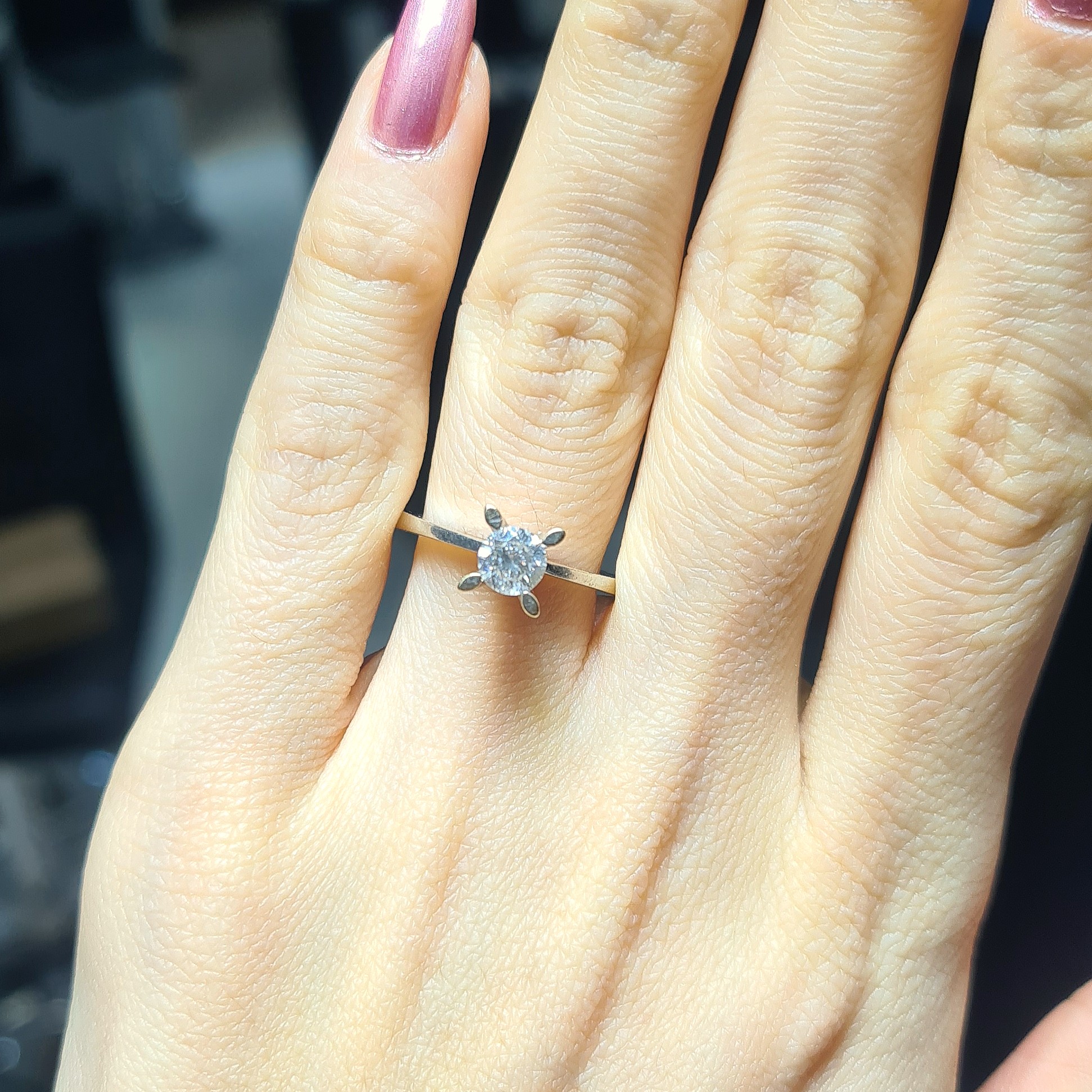 2.El Pırlanta 0,50 Karat Tektaş Yüzük X007408