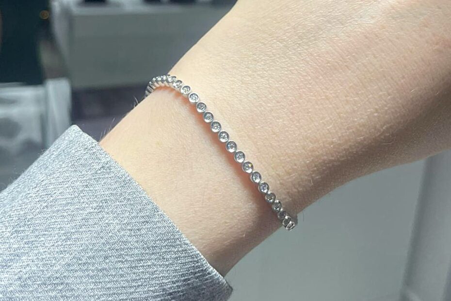 2.El Pırlanta 0,60 Karat Suyolu Bileklik X007215