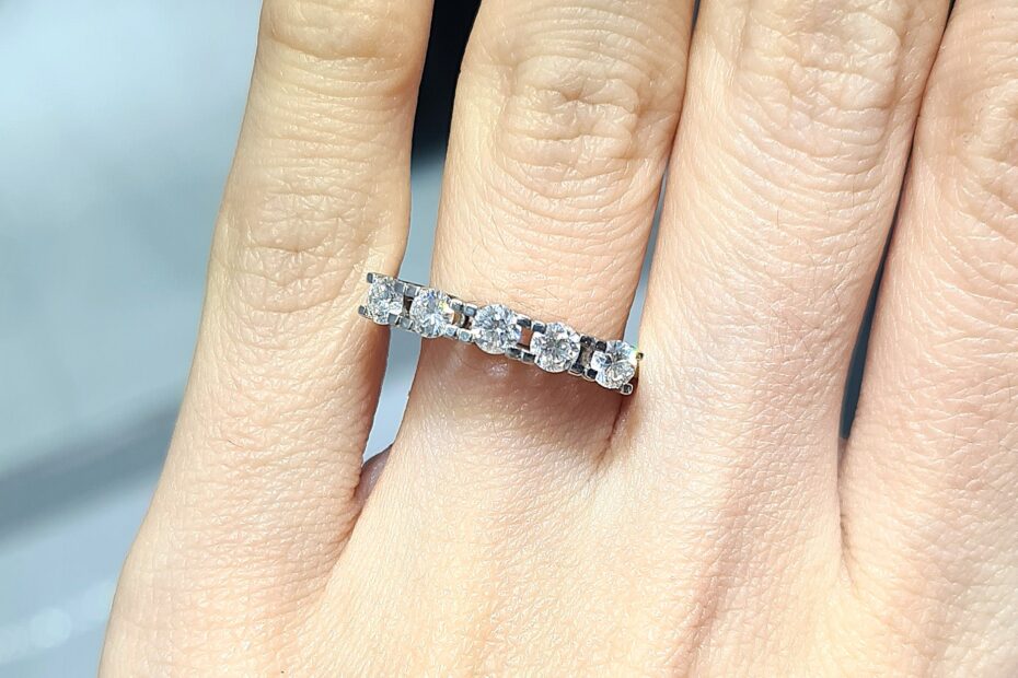 2.El Pırlanta 0,70 Karat Beştaş Yüzük X007344