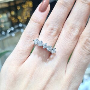 2.El Pırlanta 0,85 Karat Beştaş Yüzük X007259