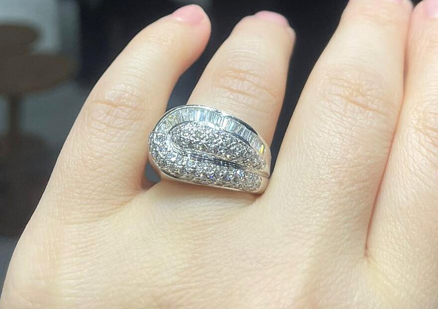 2.El Pırlanta 0,90 Karat Yüzük X007236