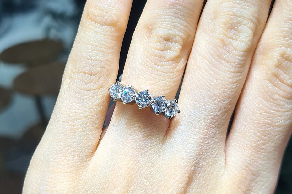 2.El Pırlanta 1,40 Karat Beştaş Yüzük X007272