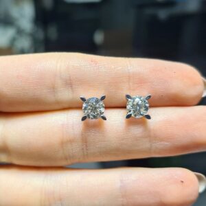 2.El Pırlanta 2,02 Karat Tektaş Küpe X007264