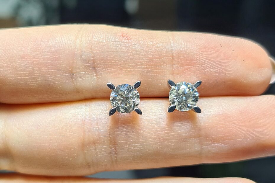 2.El Pırlanta 2,02 Karat Tektaş Küpe X007264