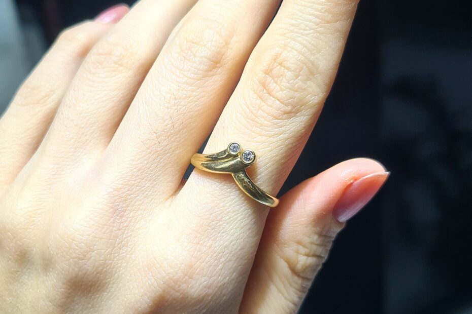 2.El Pırlanta 0,05 Karat Yüzük ALM1184