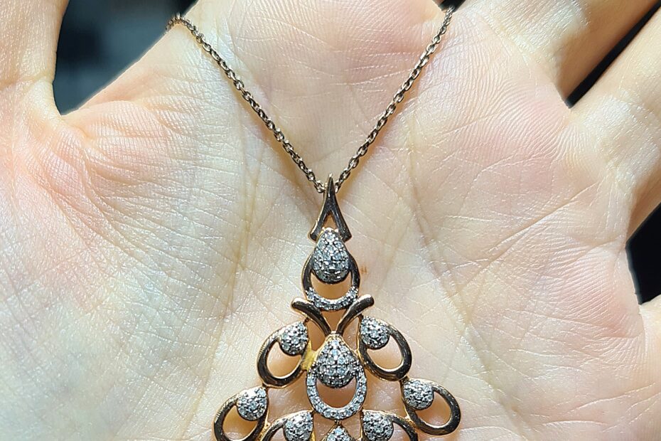 2.El Pırlanta 0,35 Karat Kolye X007491