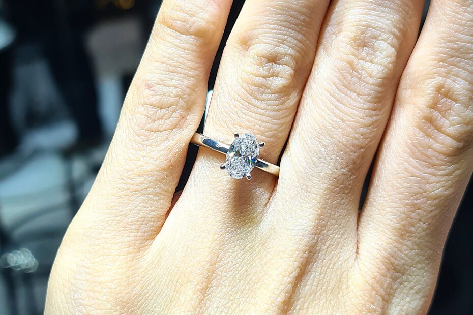 2.El Pırlanta 1,00 Karat D Renk HRD Sertifikalı Tektaş Yüzük X007446