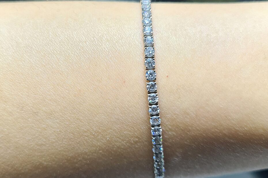 2.El Pırlanta 3,80 Karat Suyolu Bileklik X007437