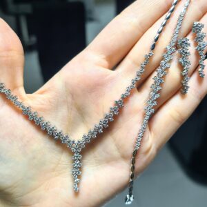 2.El Pırlanta 4,19 Karat Gerdanlık - Bileklik - Küpe X007427-X007426-X007425