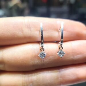 Pırlanta 0,34 Karat Küpe KP02683