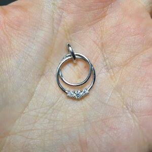 2.El Pırlanta 0,10 Karat Kolye Ucu X007632