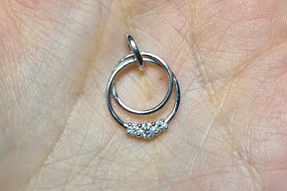 2.El Pırlanta 0,10 Karat Kolye Ucu X007632