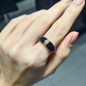 2.El Pırlanta 0,10 Karat Mineli Yüzük X007565