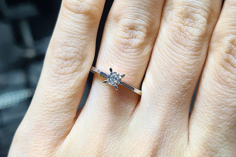 2.El Pırlanta 0,32 Karat Tektaş Yüzük X007621