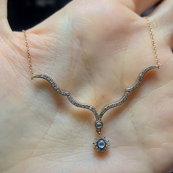 2.El Pırlanta 0,36 Karat Elmas Kolye KK00163