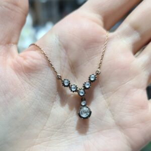 2.El Pırlanta 0,38 Karat Elmas Kolye KK00187