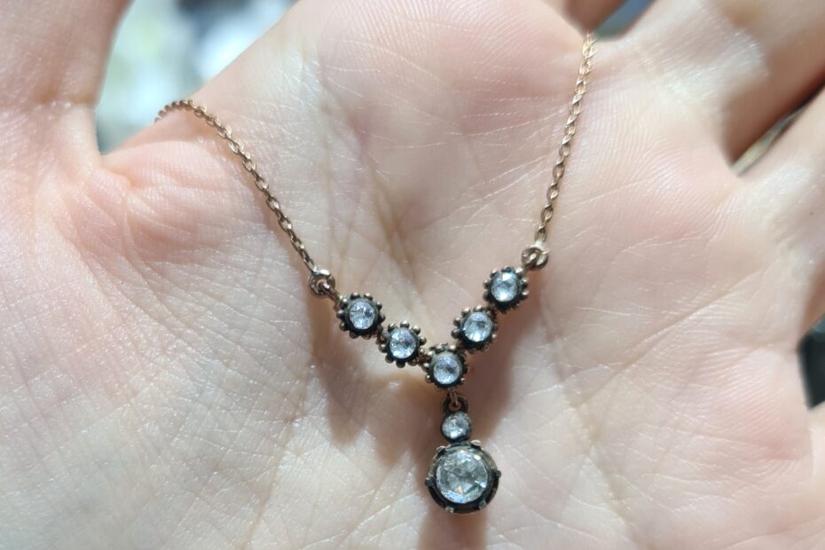 2.El Pırlanta 0,38 Karat Elmas Kolye KK00187