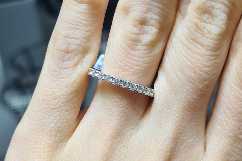 2.El Pırlanta 0,42 Karat Yarımtur Yüzük X007685