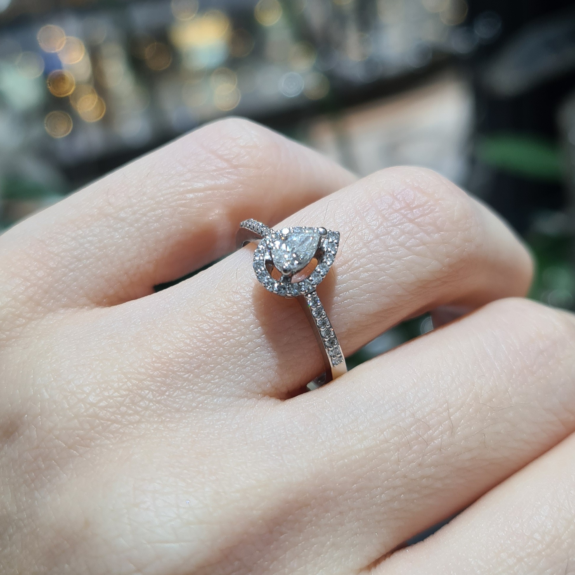 2.El Pırlanta 0,42 Karat Yüzük X007617-2