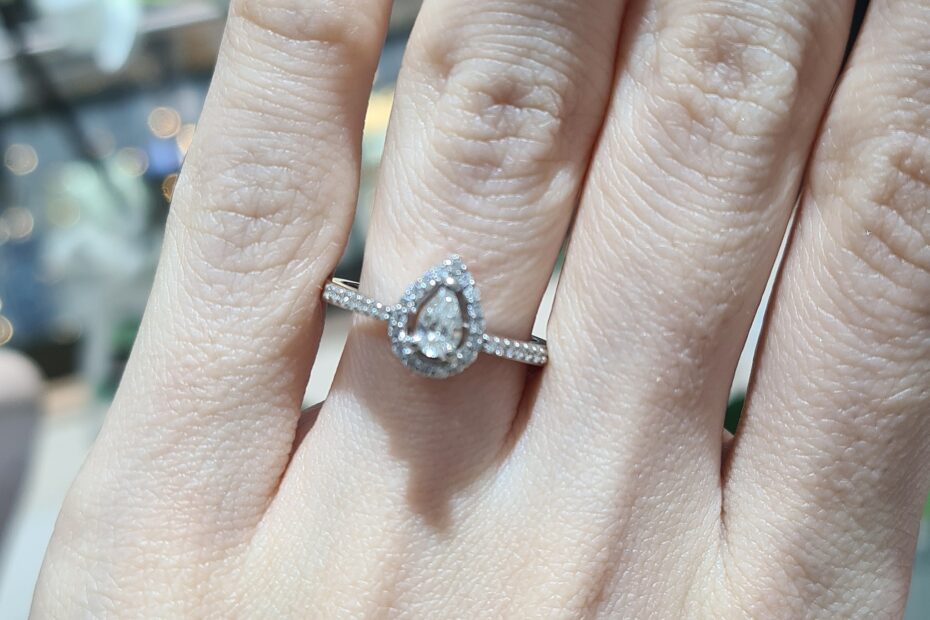 2.El Pırlanta 0,42 Karat Yüzük X007617