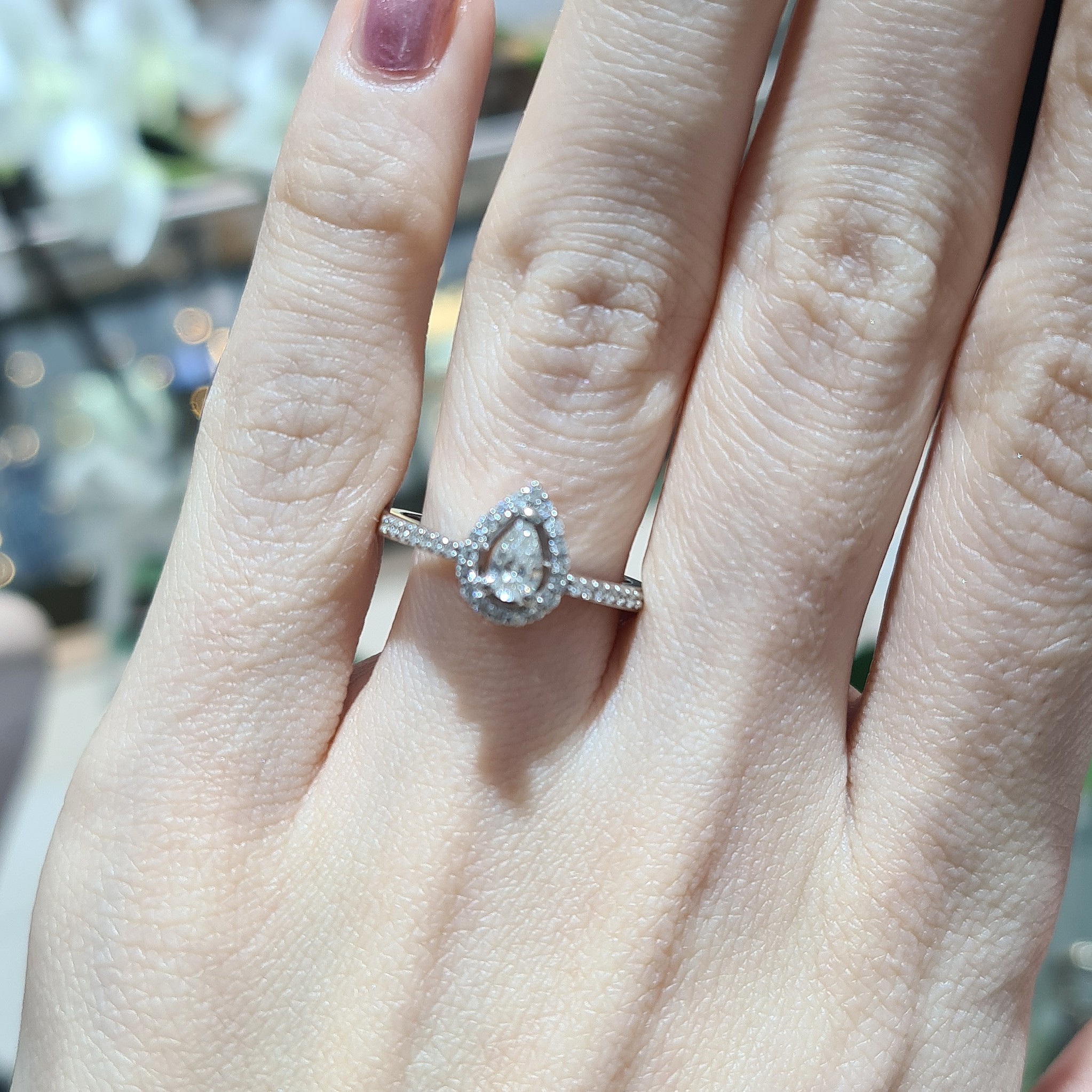 2.El Pırlanta 0,42 Karat Yüzük X007617