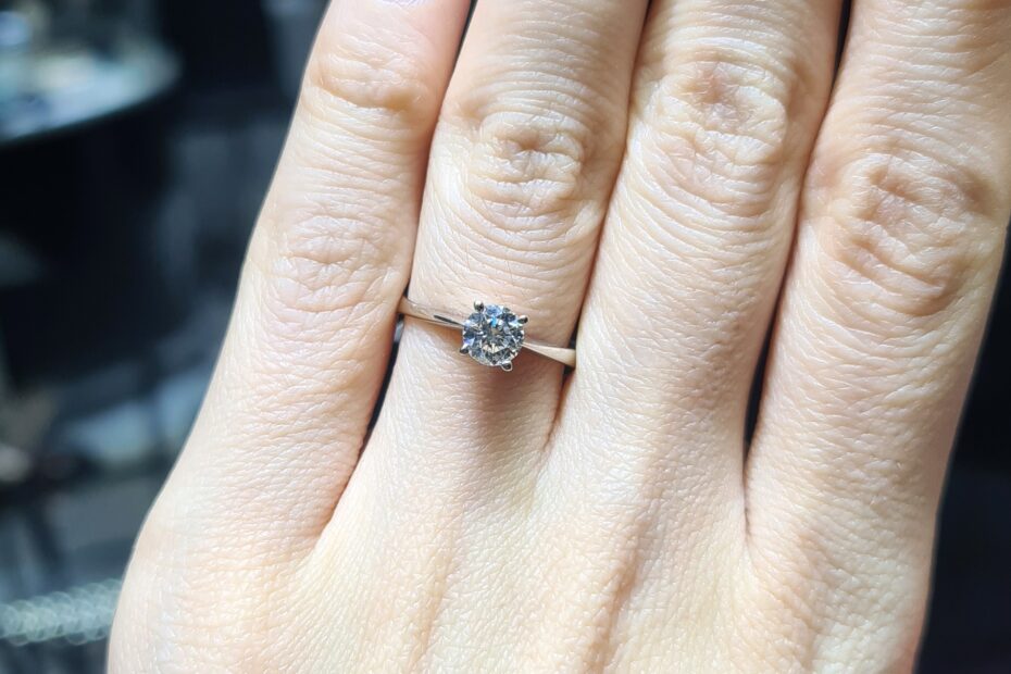 2.El Pırlanta 0,50 Karat Tektaş Yüzük X007596