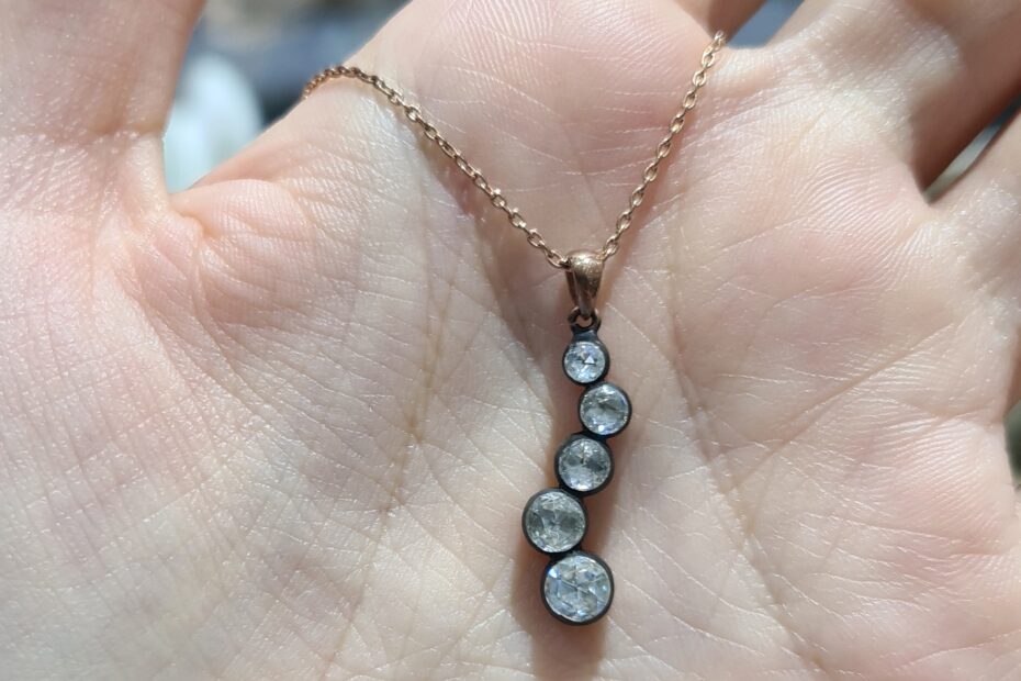 2.El Pırlanta 0,52 Karat Elmas Kolye KK00168