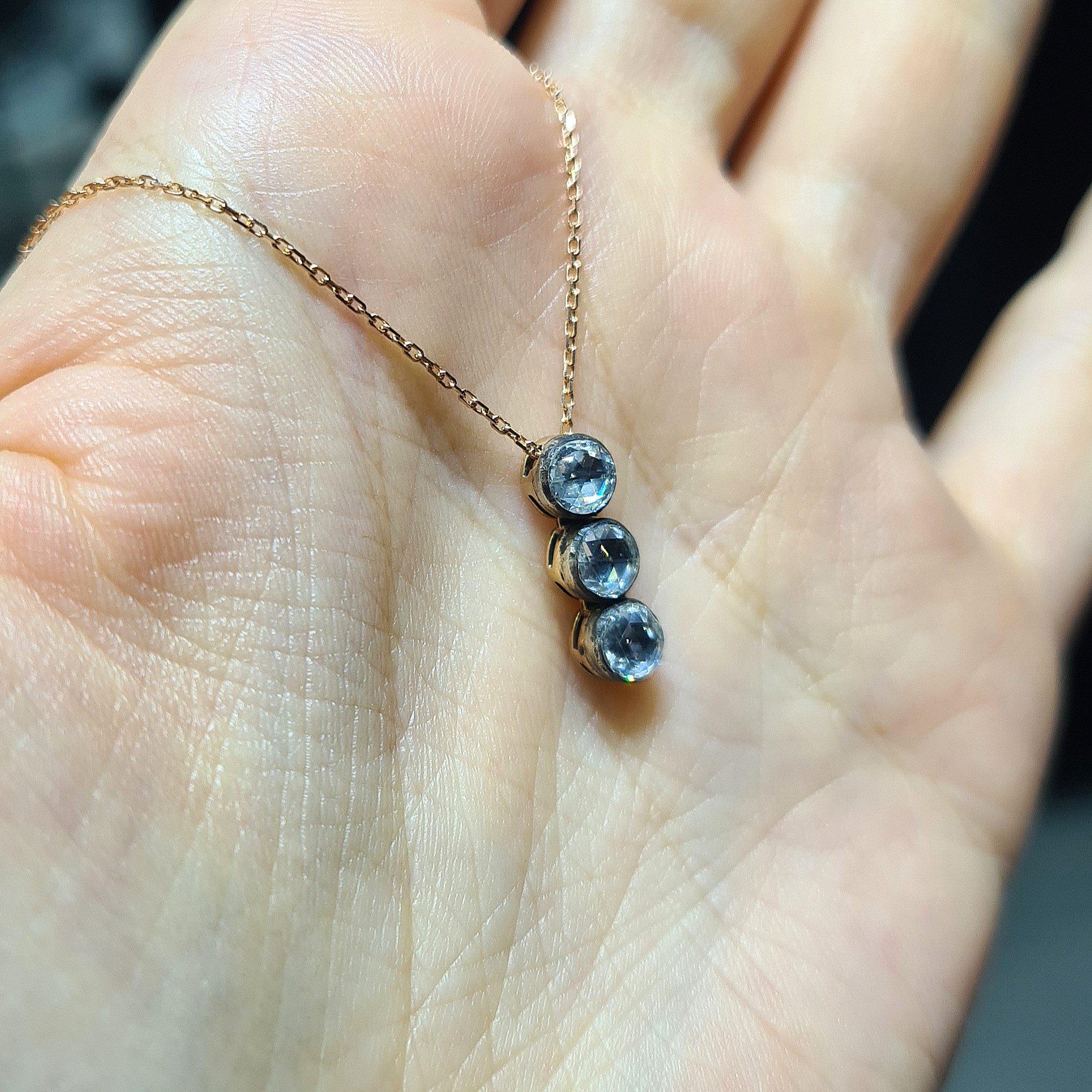 2.El Pırlanta 0,60 Karat Elmas Kolye KK00162-2