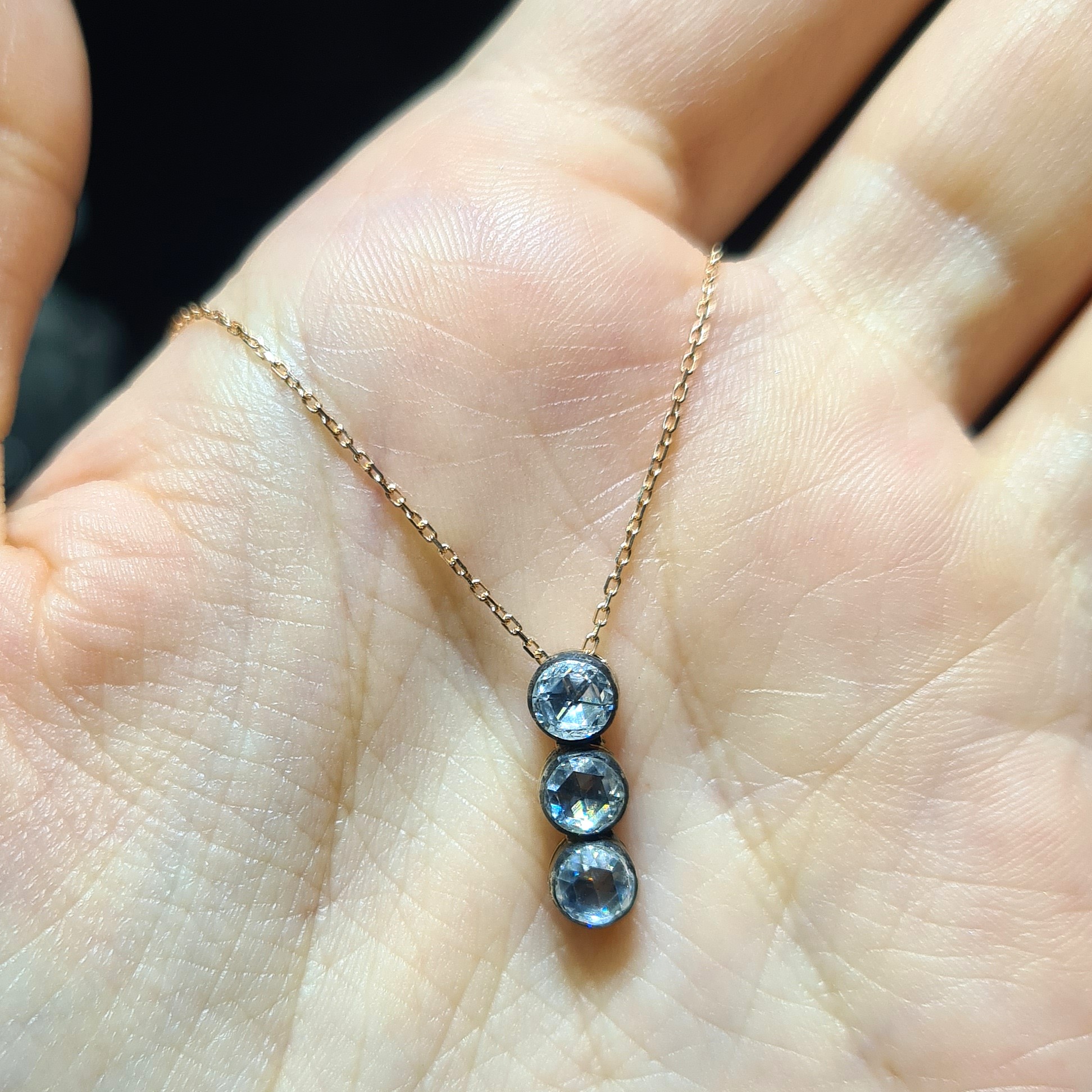 2.El Pırlanta 0,60 Karat Elmas Kolye KK00162