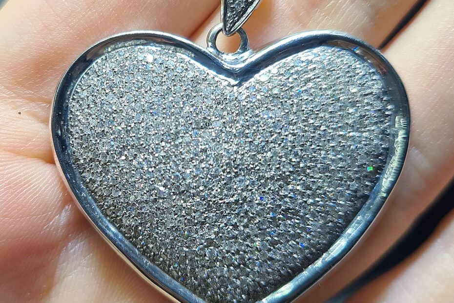 2.El Pırlanta 1,60 Karat Kalp Kolye Ucu X007647