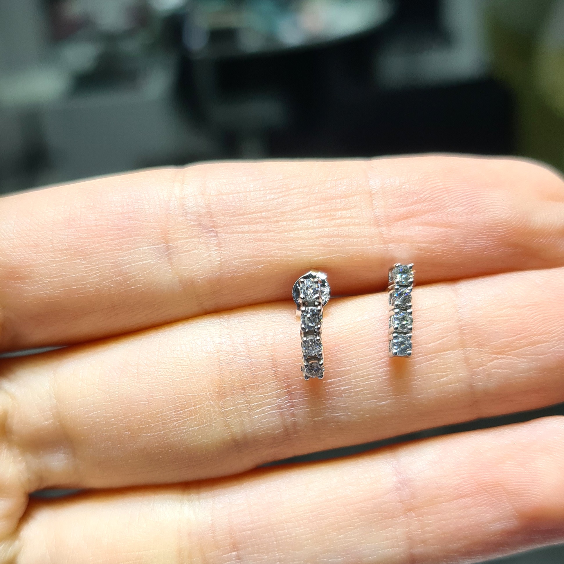 2.El Pırlanta 2,89 Karat Suyolu Bileklik & Küpe Set X007608