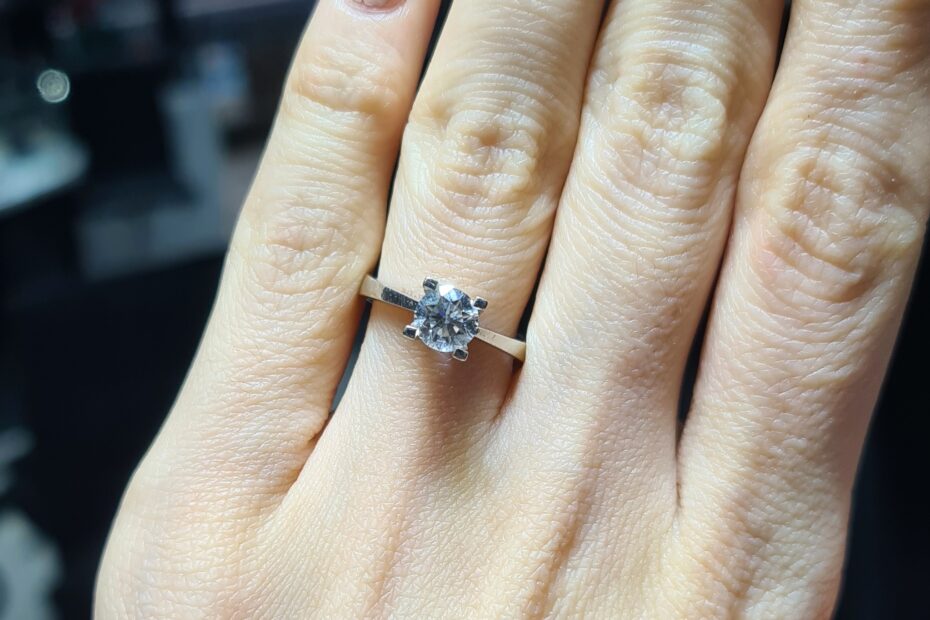 Pırlanta 0,75 Karat HRD Sertifikalı Tektaş Yüzük X007525