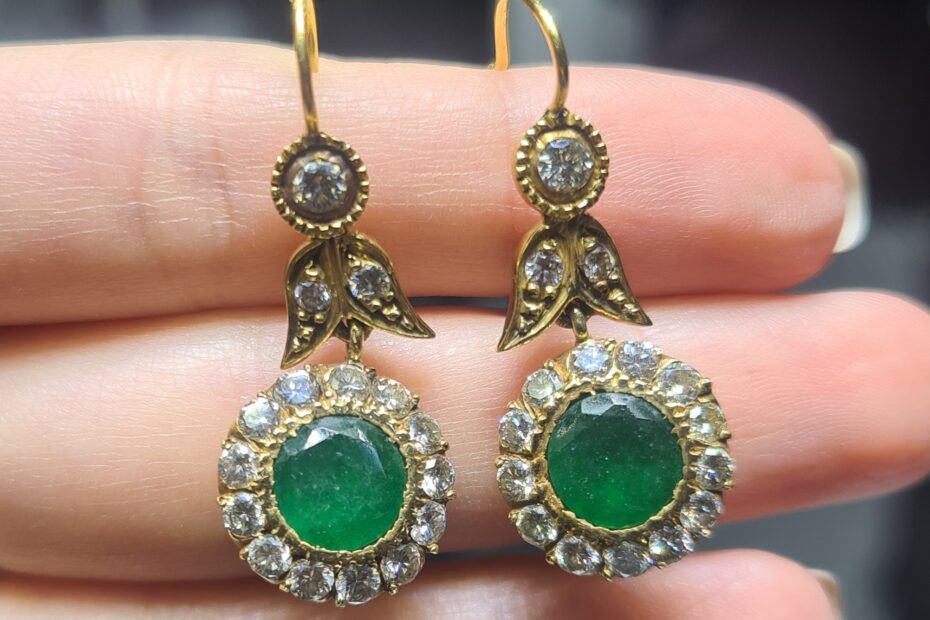 2.EL Pırlanta 0,90 Karat Küpe X007696